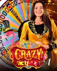 Crazy Time live game no acqbet cassino com entretenimento ao vivo para jogadores do Brasil