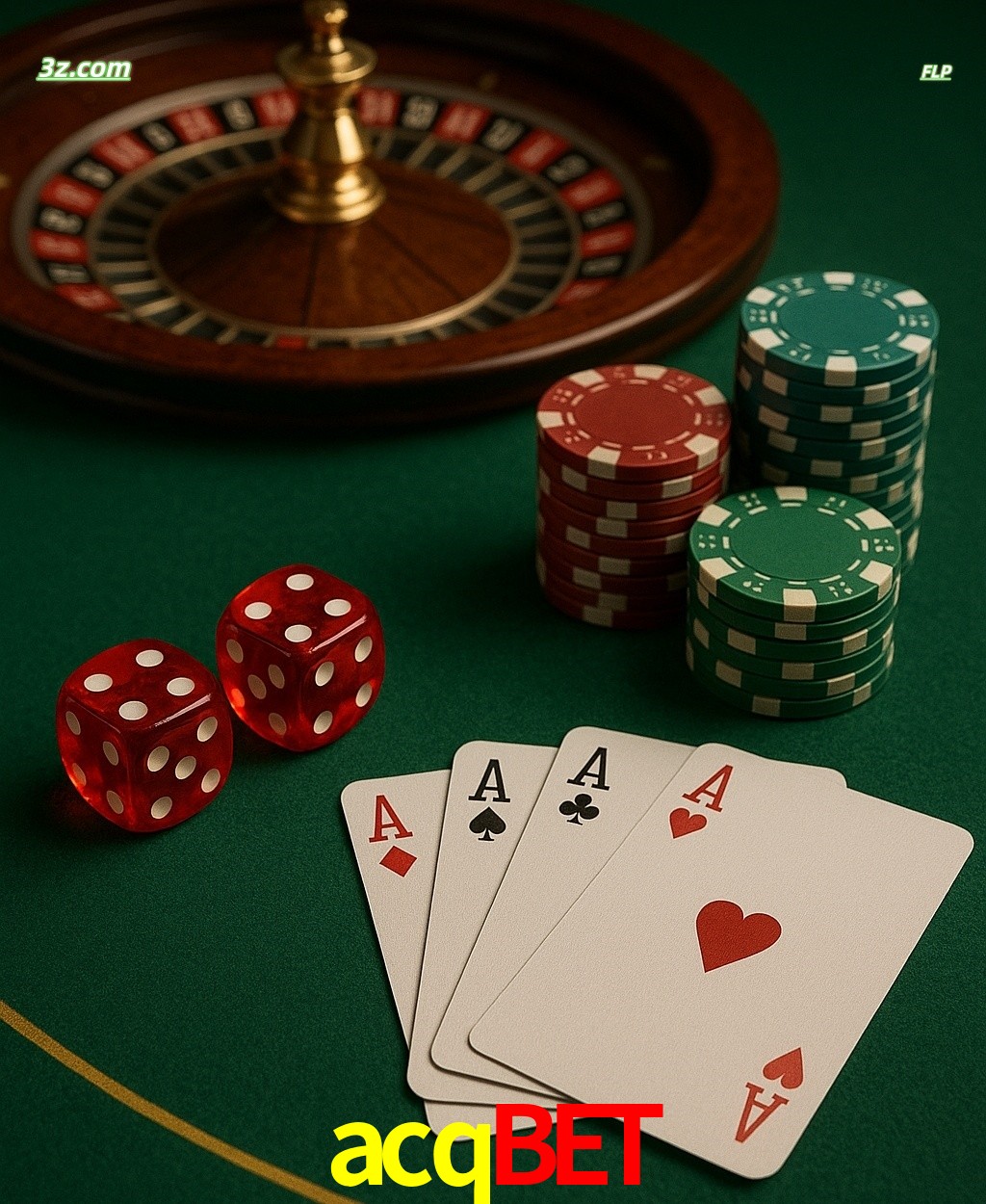 Cassino online acqbet com jogos de mesa: roleta, dados, pôquer e fichas